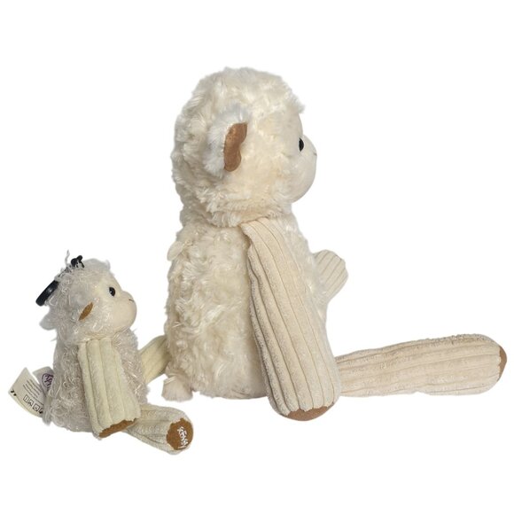 Scentsy Buddy Plush Lenny the Lamb and Nursery Baby Lamb 15.5" Plush Sheep Set - Picture 4 of 10